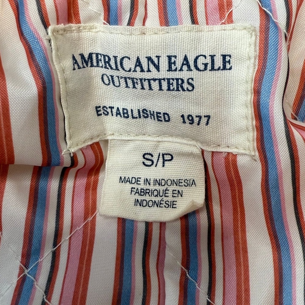 American Eagle Cream Coat Jacket Small Double Bre… - image 3